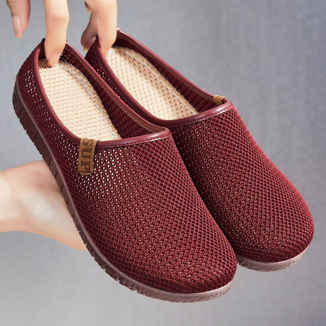 Damen Atmungsaktive Komfort-Slipper EB