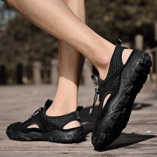 Damen Aqua-Sneaker mit Riemen und atmungsaktivem Netz EB