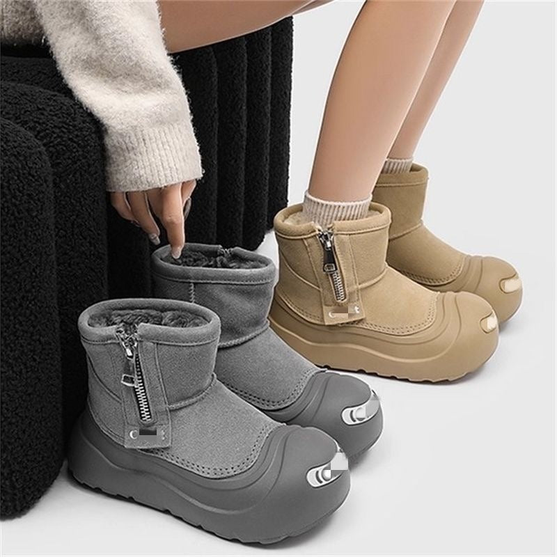 Damen modische Winterboots mit isolierendem Innenfutter und rutschfester Sohle EB