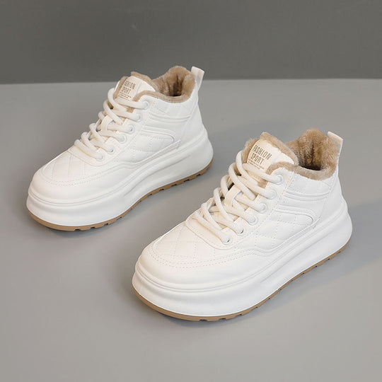Damen Sportliche High-Top Sneakers mit Weichfutter und rutschfester Sohle EB