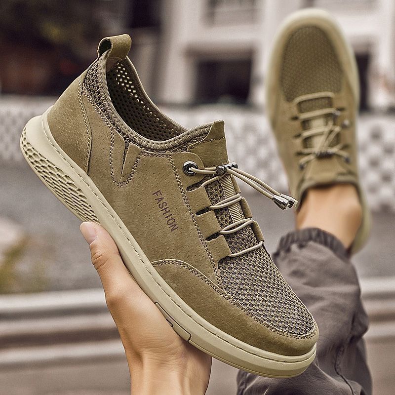 Damen Atmungsaktive Freizeit-Sneaker mit rutschfester Sohle und flexibler Struktur EB