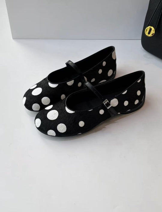 Damen Ballerinas mit modischer Schleifenverzierung und atmungsaktivem Material EB
