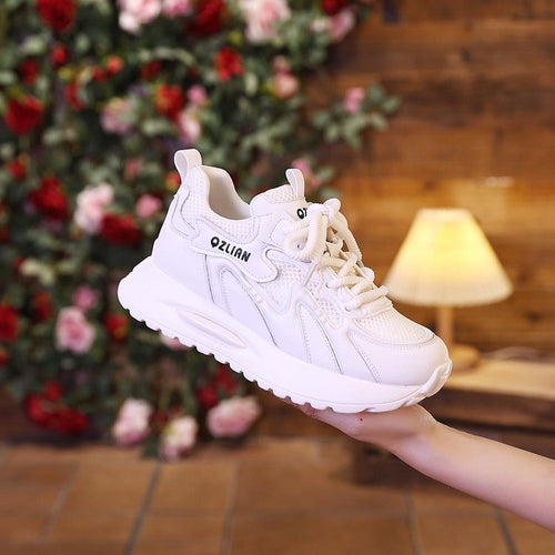 Damen Sportliche Air-Sneaker mit atmungsaktiver Mesh-Oberfläche EB