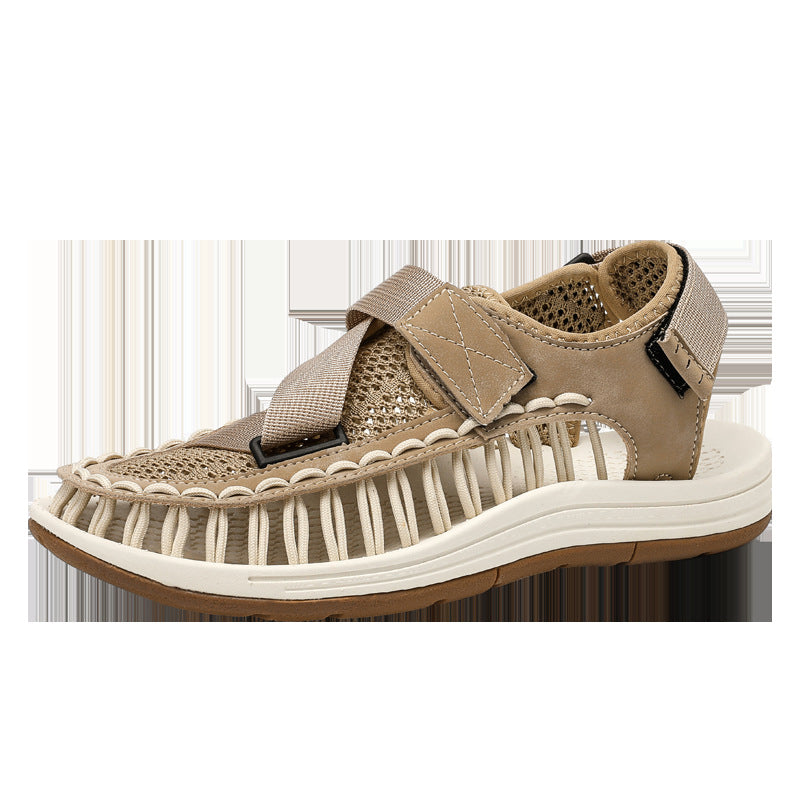 Damen Sportliche Freizeitsandalen mit atmungsaktivem Obermaterial und ergonomischem Fußbett EB