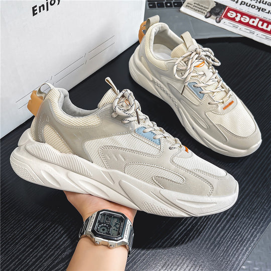 Damen Sportliche Sneakers mit atmungsaktiver Mesh-Oberfläche und dämpfender Laufsohle EB