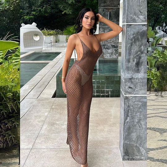 Damen eleganter Häkel-Strandwidder EB
