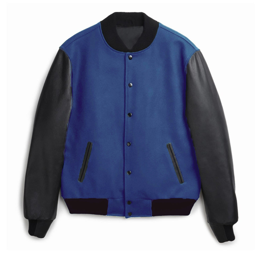 Damen trendige Baseballjacke mit ärmeln und praktischen Eingrifftaschen EB
