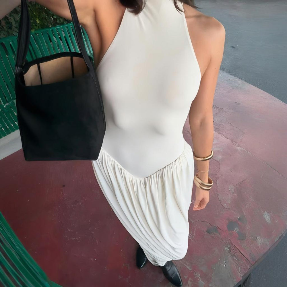 Damen Elegantes und fließendes Abendkleid EB