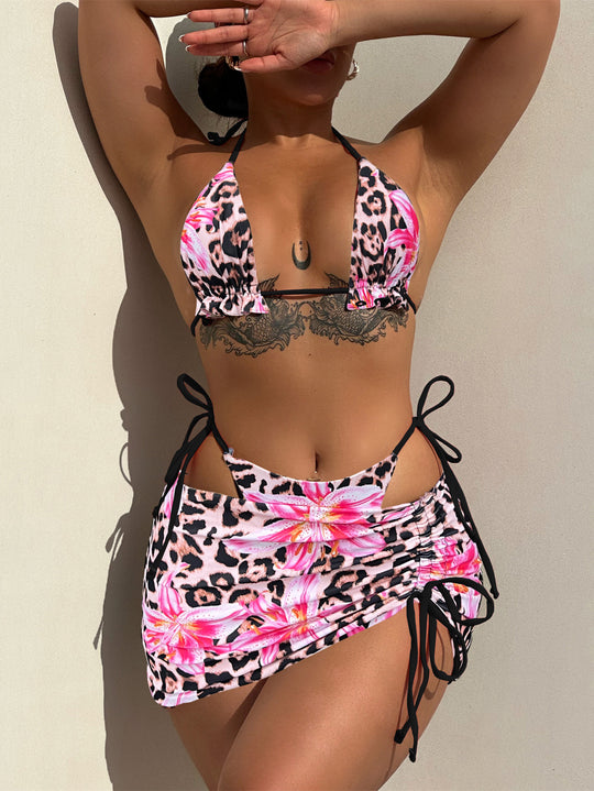 Damen Bikini-Set mit floralem Design von EB