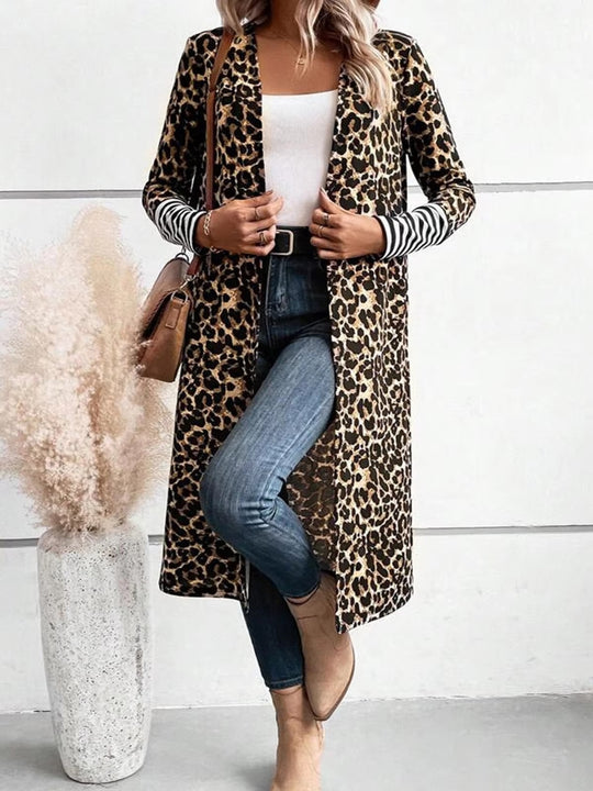 Damen Elegant gemusterter Cardigan EB