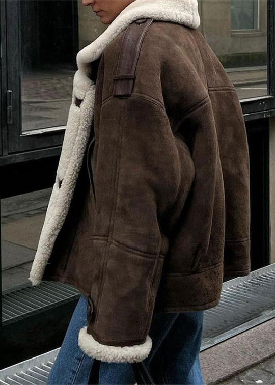EB | Aviator-Lammfelljacke