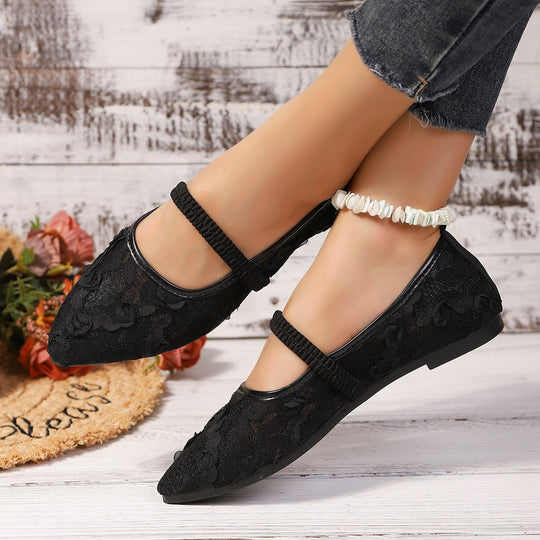 Damen Ballerina Schuhe EB