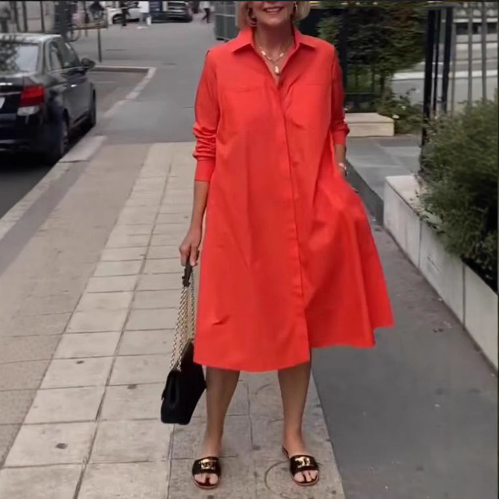 Damen Hemdblusenkleid Heidi-Mode
