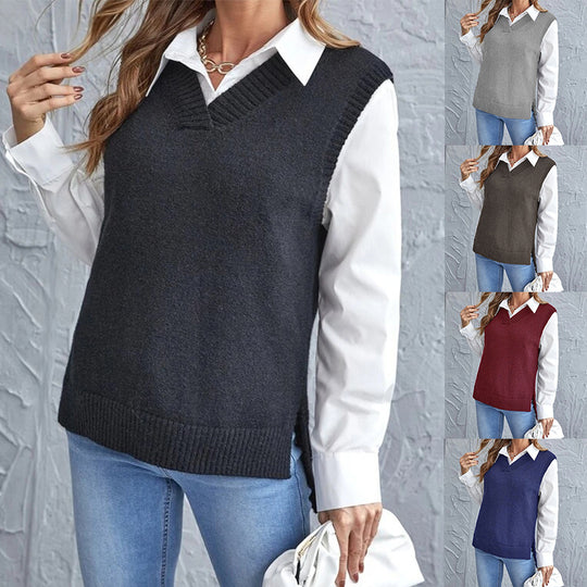 Damen lässiger Layering-Pullover EB