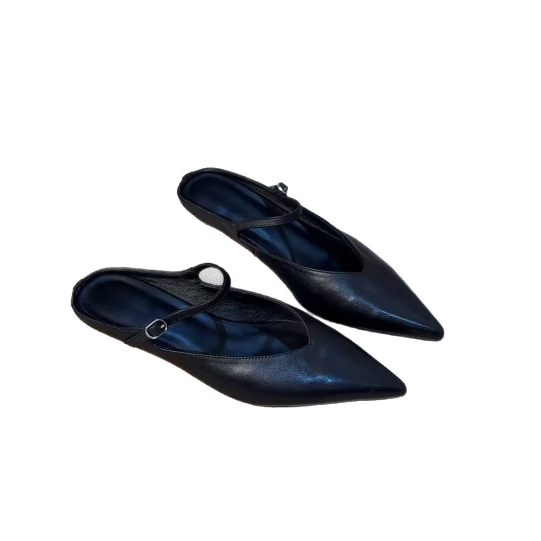 Damen Slingback Ballerinas mit eleganter Spitze und verstellbarem Riemen EB