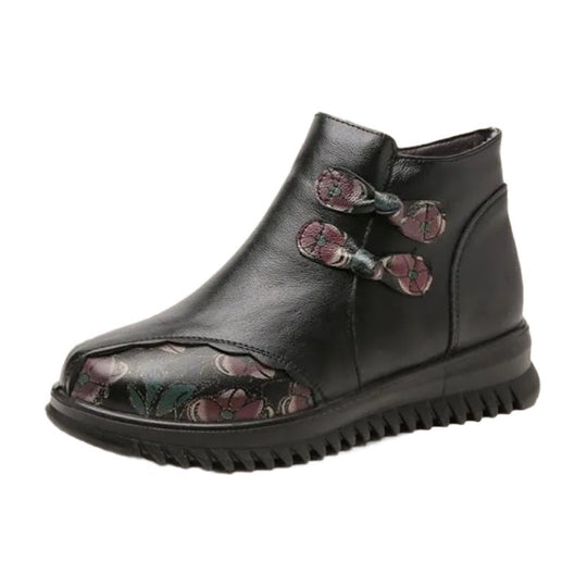 Damen Elegante Stiefeletten mit modischem Schnürdesign und wärmendem Innenfutter EB
