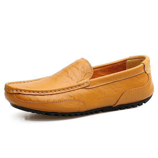Herren Elegante Mokassins aus weichem Leder EB