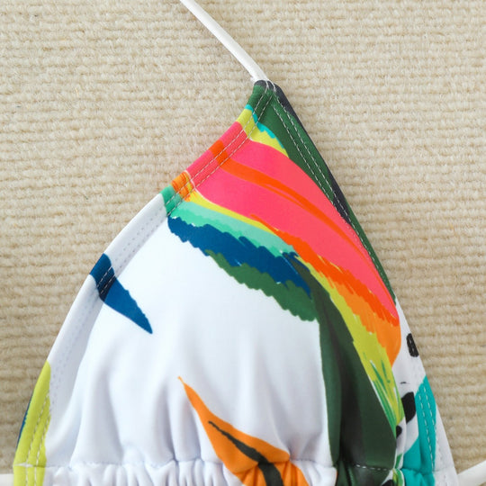 Damen Bikiniset mit lässigem Strandkleid EB
