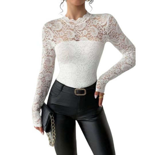 Damen Spitzenbody mit raffinierten Details EB