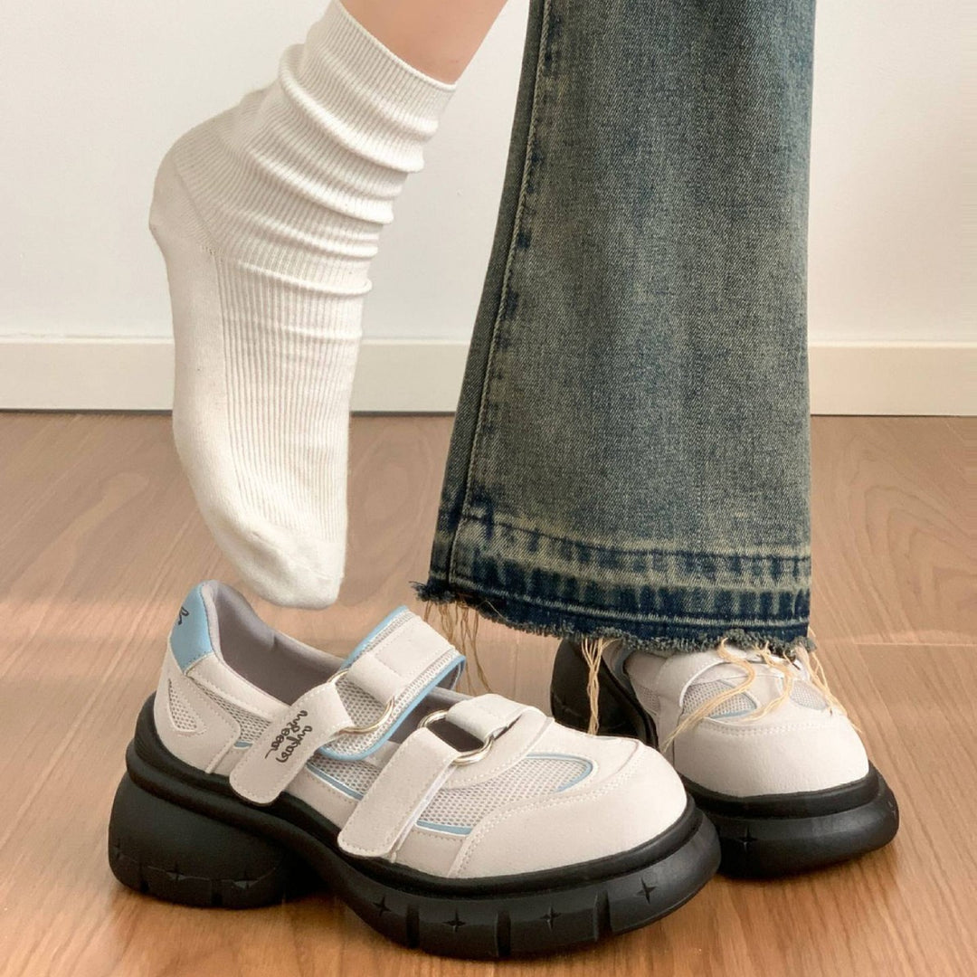 Damen Sportliche Sneaker mit Netz-Obermaterial und rutschfester Sohle EB