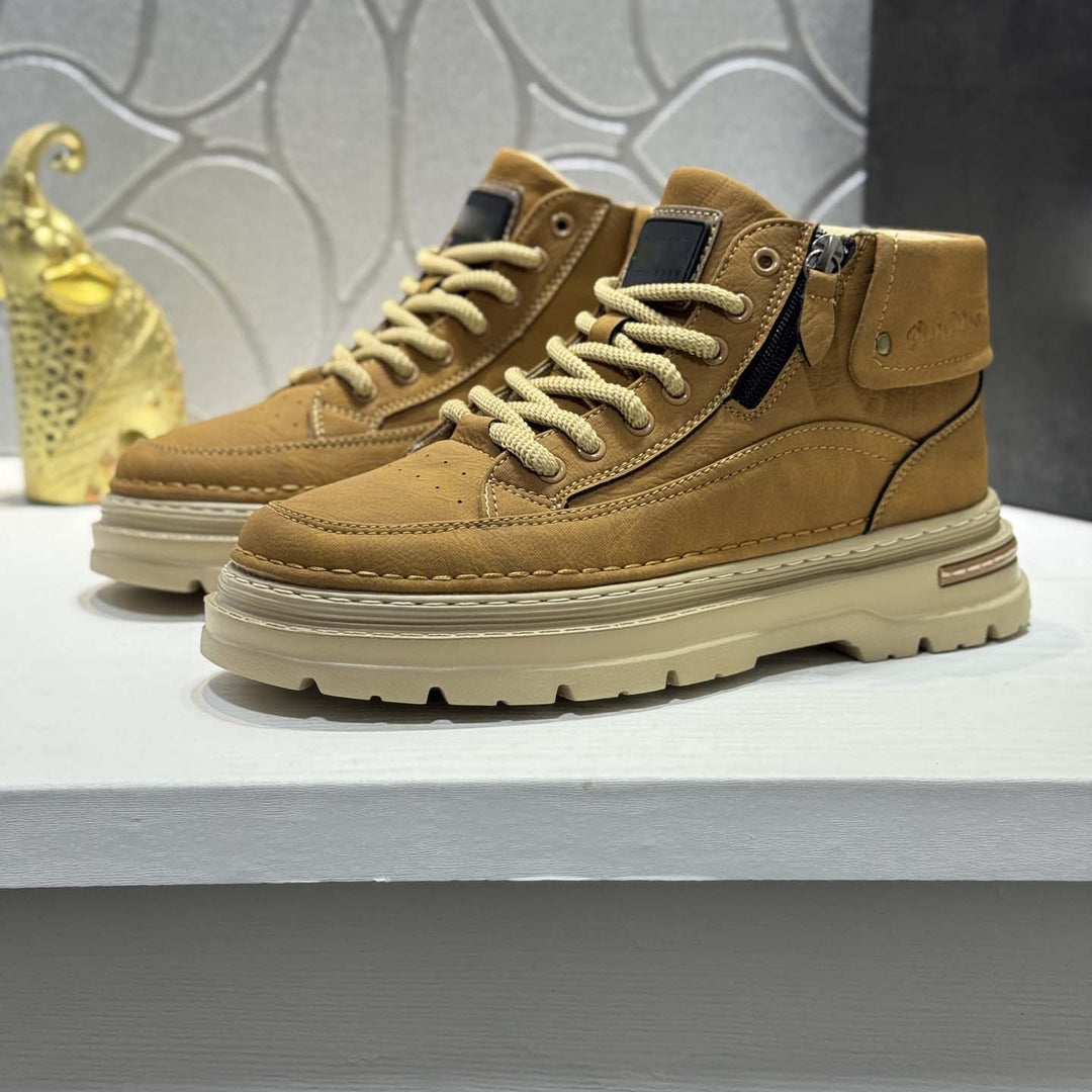 Damen modische Schnürboots mit bequemer Laufsohle von EB