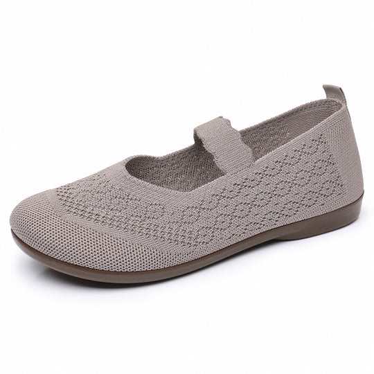 Damen Ballerinas mit rutschfester Sohle und atmungsaktivem Obermaterial EB