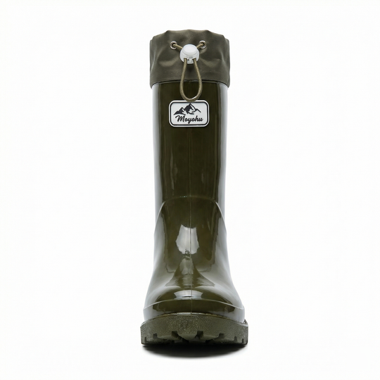 Damen Hochwertige und Stylische Gummistiefel mit Verstellbarem Schnürsystem EB