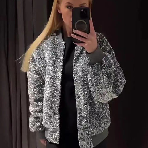 Damen oversized Fleecejacke mit strukturiertem Stoff und hohem Kragen EB