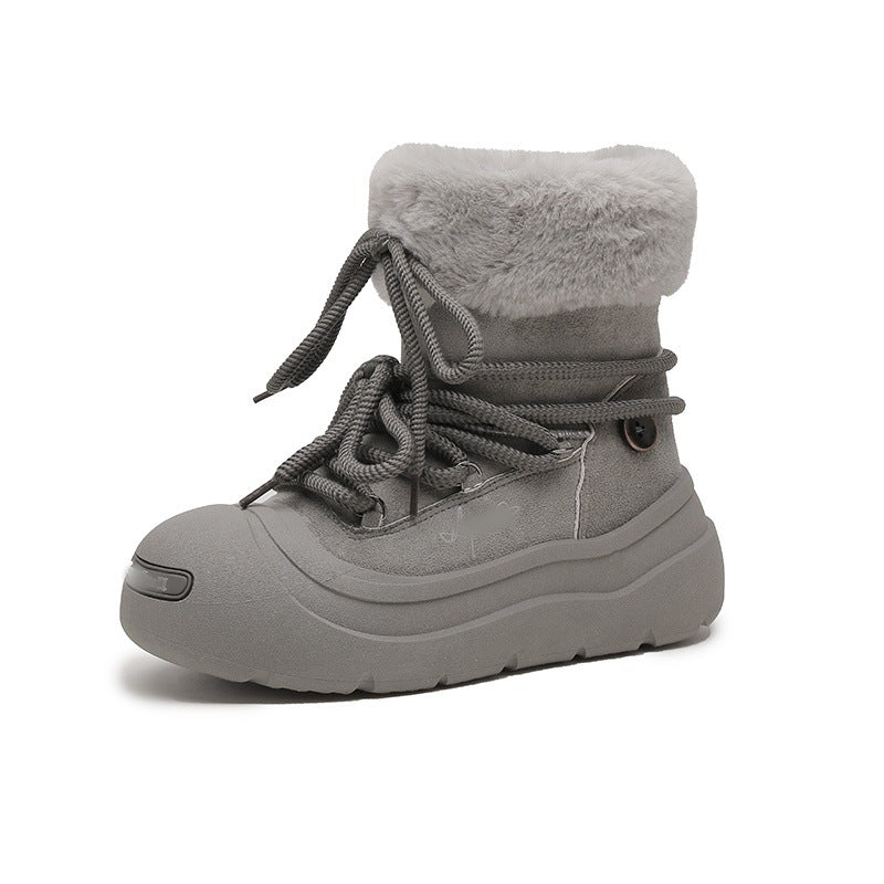 Damen Winterstiefel mit flauschigem Futter EB