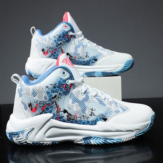Damen Sportliche Basketball Sneakers mit atmungsaktiver Mesh-Oberfläche EB