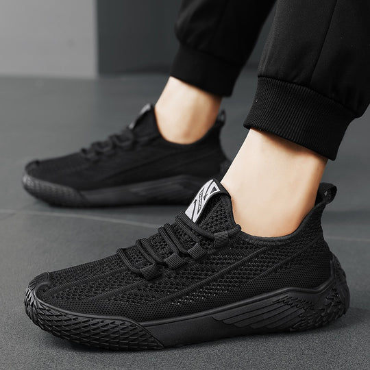 Damen Sportliche atmungsaktive Sneakers mit rutschfester Sohle EB