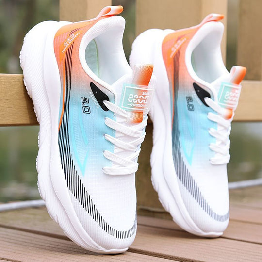 Damen Leichte und atmungsaktive Freizeitsneaker mit dämpfender Sohle EB