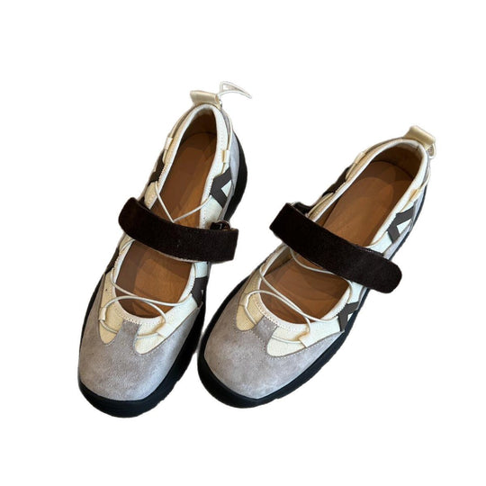 Damen Outdoor-Schuhe mit praktischem Velcro-Verschluss und atmungsaktivem Obermaterial EB