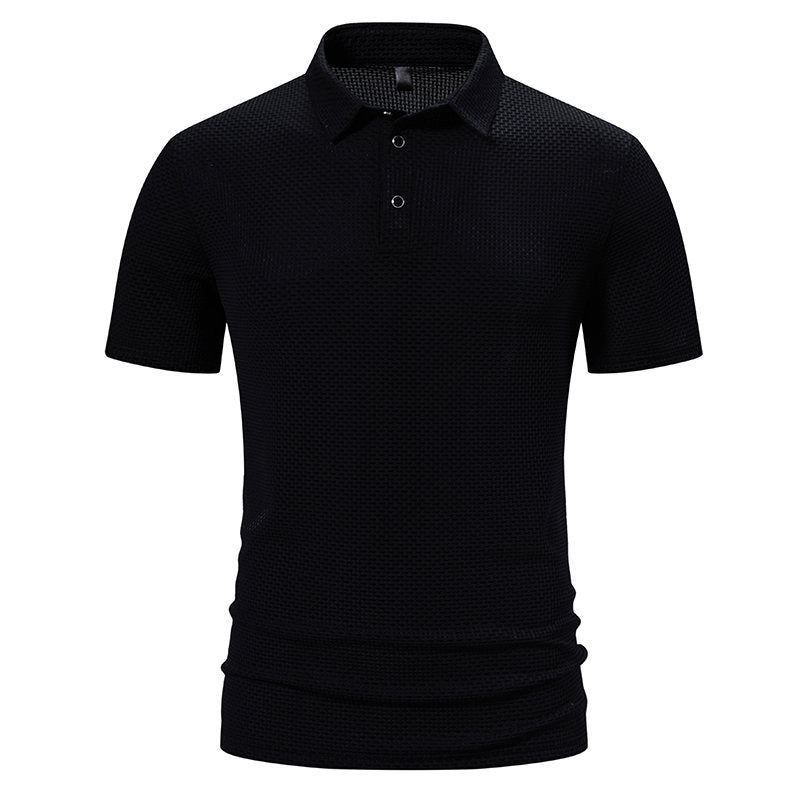 Herren Polohemd mit strukturiertem Design und modernen Akzenten EB