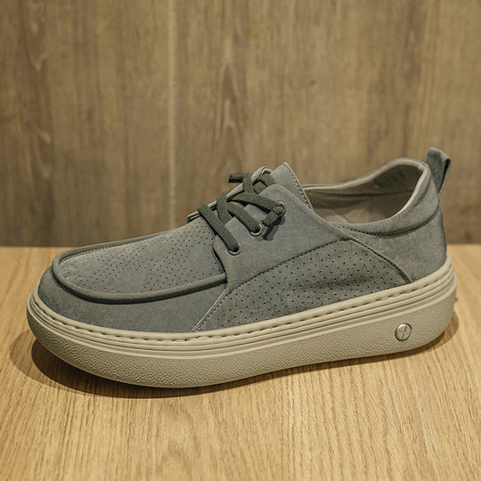 Damen Bequeme und atmungsaktive Sneaker mit perforiertem Obermaterial EB