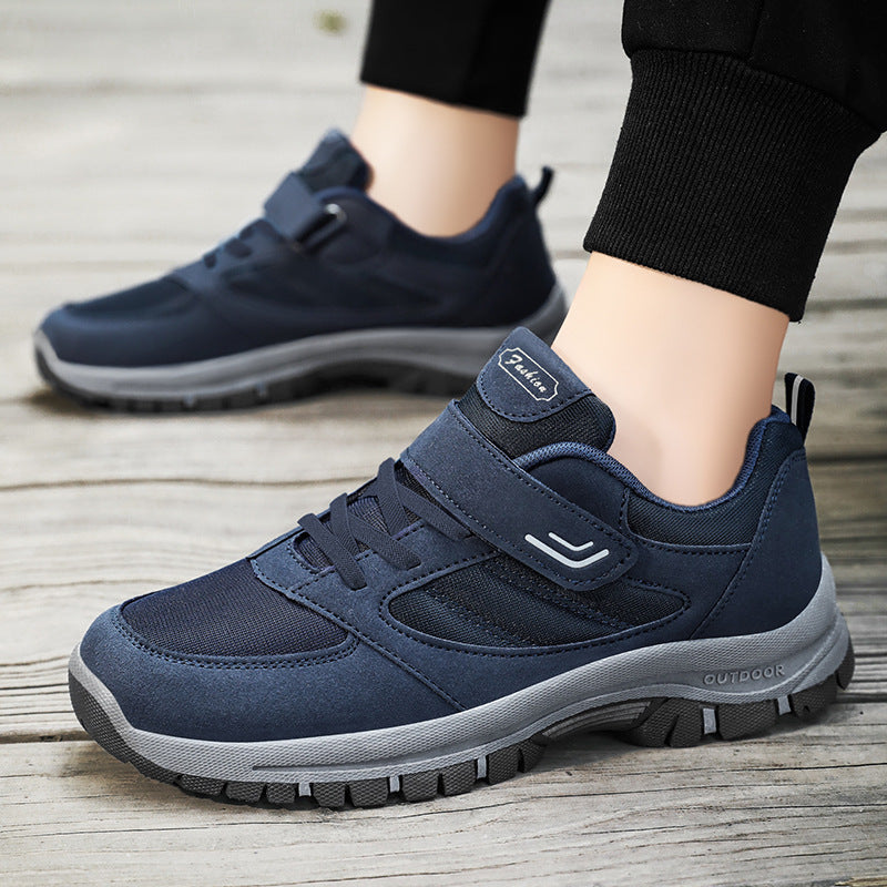 Damen Sportliche Sneakers mit verstellbarem Klettverschluss und rutschfester Außensohle EB