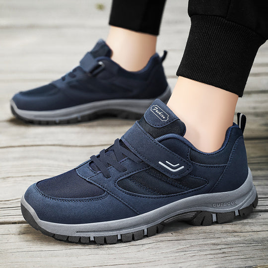 Damen Sportliche Sneakers mit verstellbarem Klettverschluss und rutschfester Außensohle EB