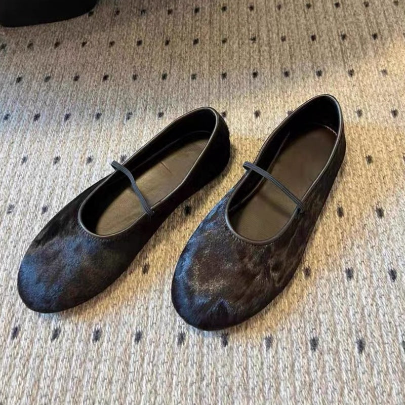 Damen Ballerinas mit flexiblem Riemendesign und komfortablem Fußbett EB
