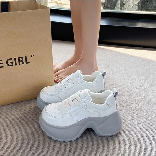 Damen Fashion Sneakers mit extrahohen Sohlen von EB