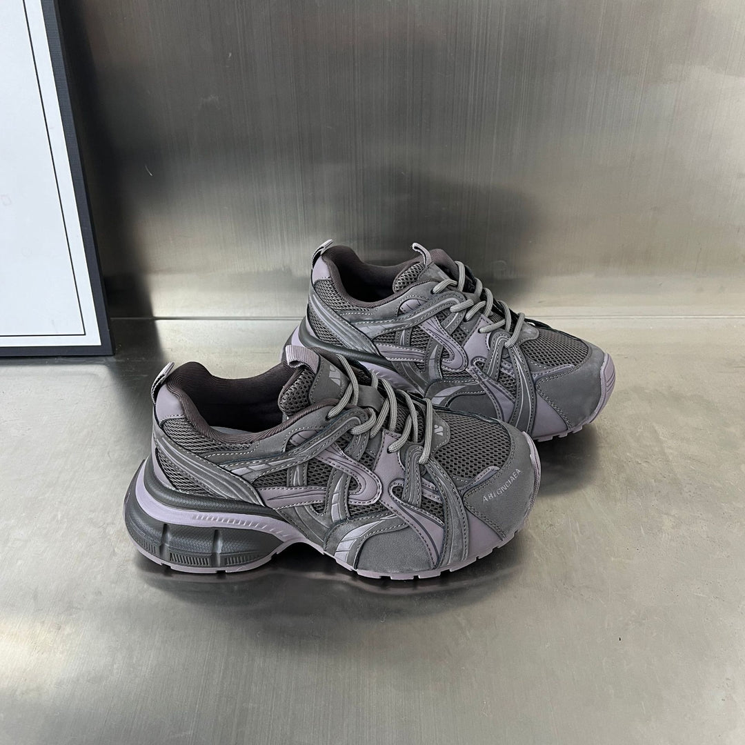 Damen Sportliche Mesh-Sneaker mit dämpfender Sohle und atmungsaktiver Konstruktion EB