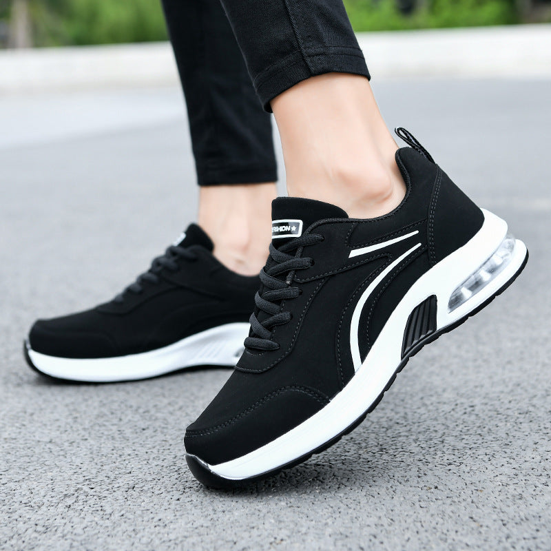 Damen Sportliche Sneakers mit dämpfendem Luftpolstersystem und atmungsaktiver Mesh-Oberfläche EB