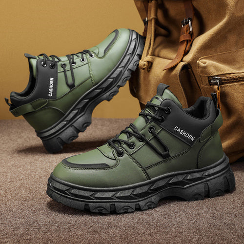 Herren Bequeme Wanderstiefel mit rutschfester Sohle EB