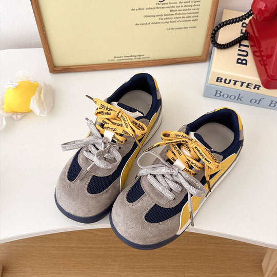 Damen Sneakers im einzigartigen Retro-Design mit hochwertigem Wildleder und atmungsaktiver Mesh-Oberfläche EB