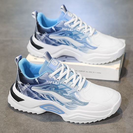 Damen Trendige Sport Sneakers mit atmungsaktivem Obermaterial und rutschfester Laufsohle EB