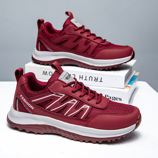 Damen Sportliche Wanderschuhe mit stoßdämpfender Sohle und atmungsaktivem Obermaterial EB