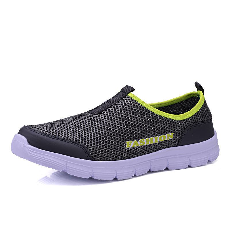 Damen Atmungsaktive Slip-On Sport Sneakers mit rutschfester Sohle EB