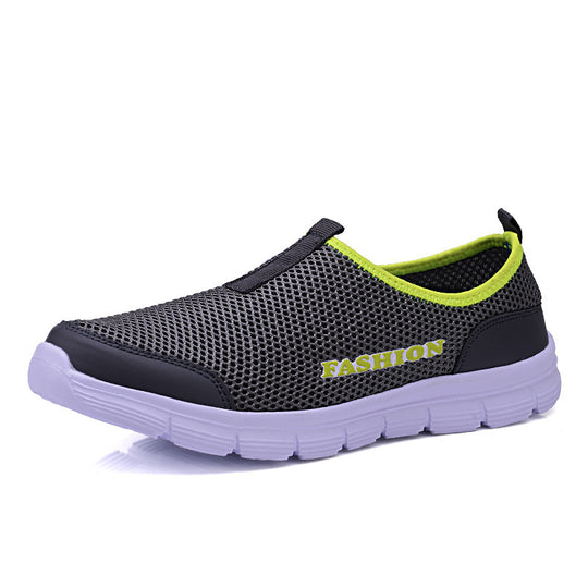 Damen Atmungsaktive Slip-On Sport Sneakers mit rutschfester Sohle EB