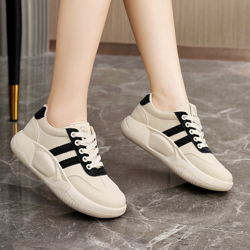 Damen sportliche Sneakers mit gepolsterter Laufsohle und atmungsaktivem Obermaterial EB