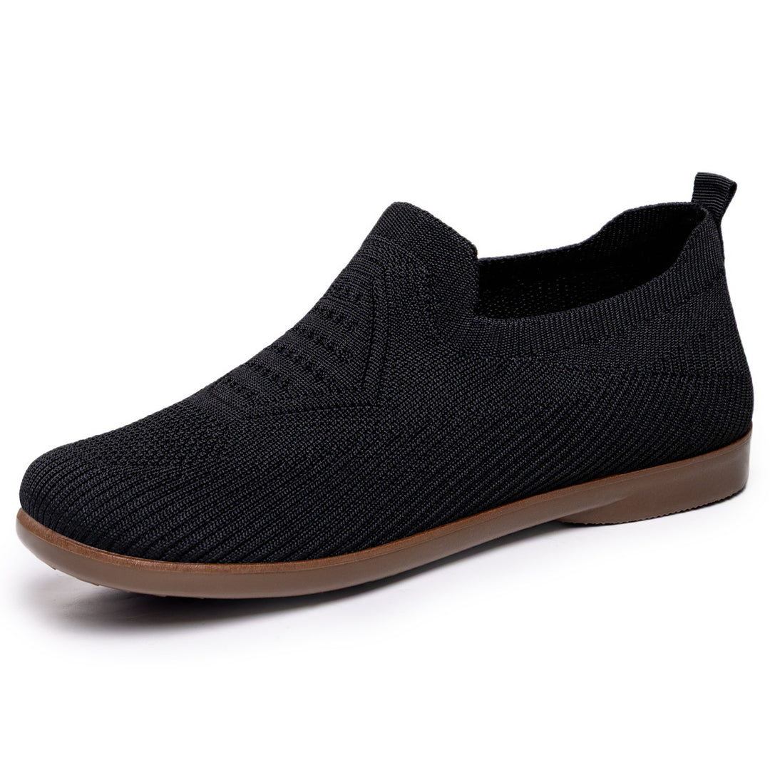 Damen Bequeme Stretch-Sneaker mit rutschfester Sohle EB