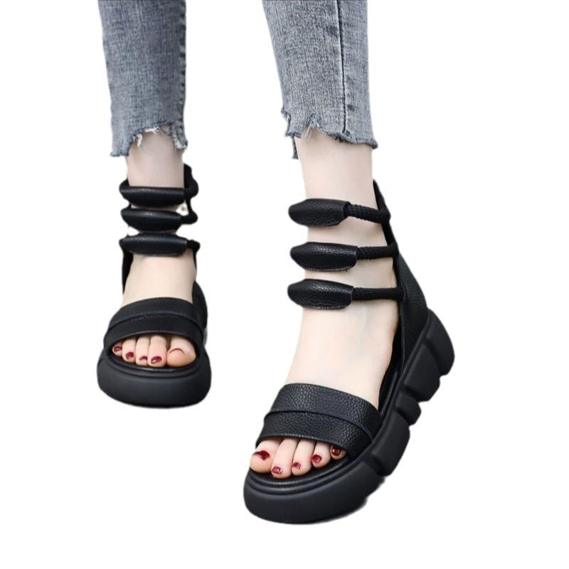 Damen Komfortable Sandalen mit innovativem Riemendesign EB